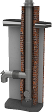 одностенный дымоход EW-KL нержавеющая сталь